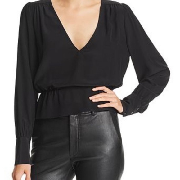 7 for all mankind sexy plunge blouse! - Picture 8 of 10